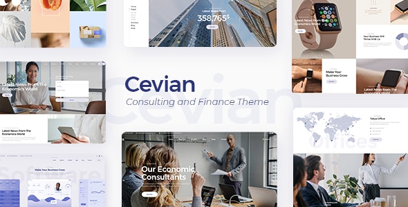 Cevian - 高端创意企业集团WordPress汉化主题-创客云