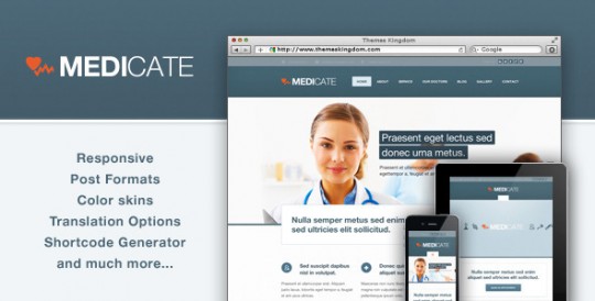 Medicate 医疗机构 WordPress主题[更新至v1.9]-创客云