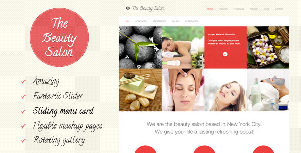 The Beauty Salon v3.1 - 健康美容 WordPress主题模板-创客云