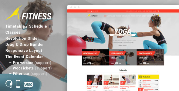 Fitness Sport Gym 健身运动 WordPress主题 v5.0-创客云