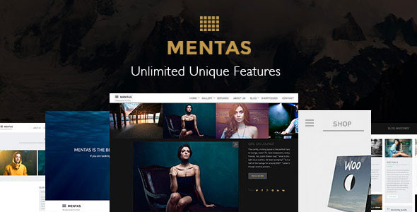 Mentas 创意作品展示 WordPress主题 v2.2.8-创客云