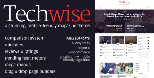 Techwise 用户分享 新闻杂志 WordPress汉化主题-创客云