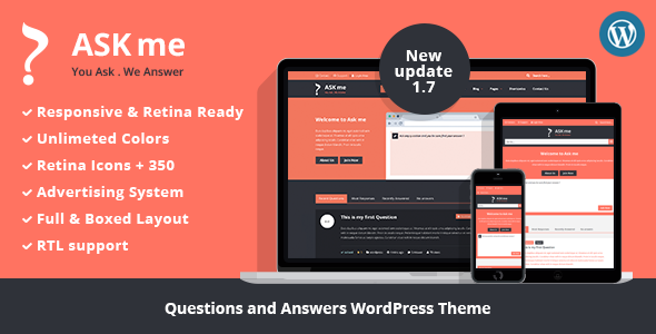 Ask Me - Responsive Questions & Answers WordPress-创客云