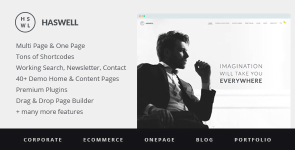 Haswell v2.0.6 - Multipurpose One & Multi Page WP Theme-创客云