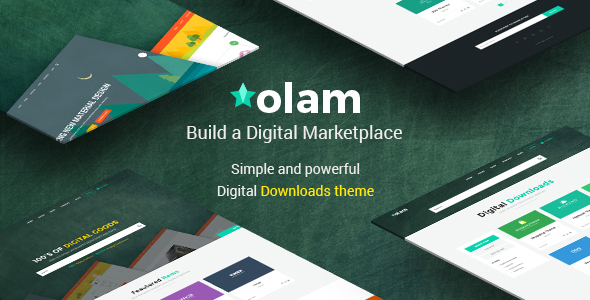 Olam EDD数字下载市场WordPress主题-创客云