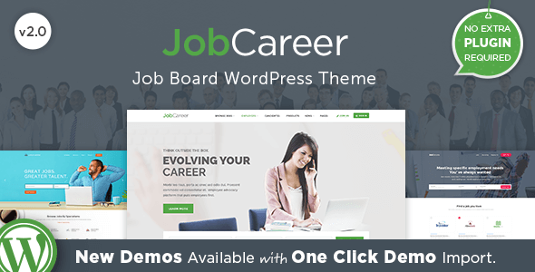 JobCareer v2.3 - Job Board Responsive WordPress Theme-创客云