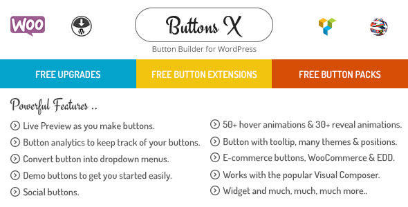 Buttons X v1.9.57 - 按钮生成器WordPress插件-创客云