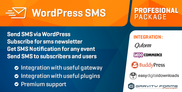 WP SMS Pro v2.2.8 WordPress短信插件-创客云