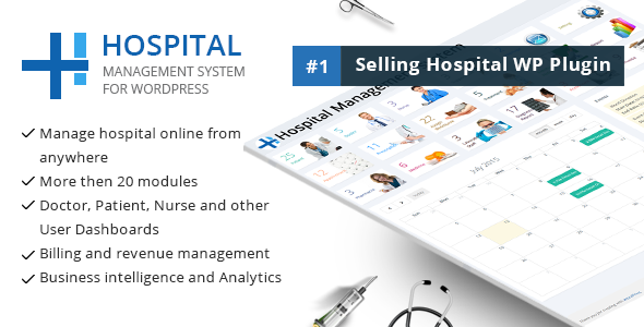 Hospital Management v22.0 医院管理WordPress插件-创客云