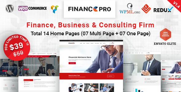 Finance Pro v1.1 - 金融业务咨询WordPress主题-创客云